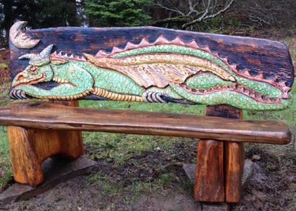Sleeping Dragon Bench