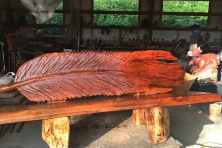 Big Feather Bench